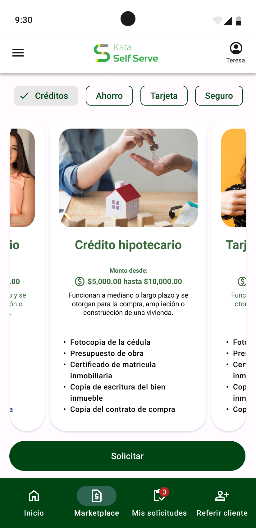 Marketplace Créditos